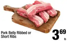 Super King Markets Pork Belly Ribbed or Short Ribs offer