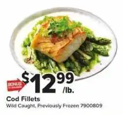 Giant Food Cod Fillets offer