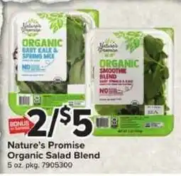 Giant Food Nature's Promise Organic Salad Blend offer