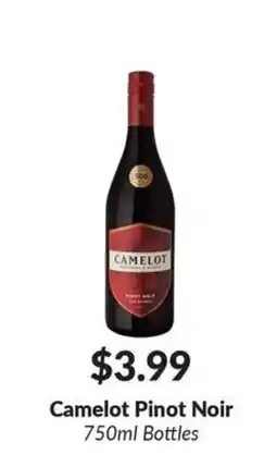 Woodman's Camelot Pinot Noir offer