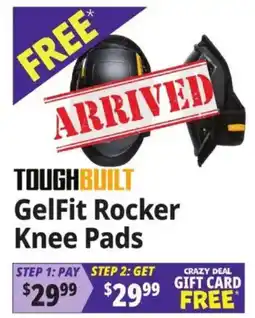 Ocean State Job Lot Toughbuilt gelfit rocker knee pads offer