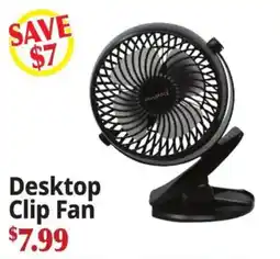 Ocean State Job Lot WorkSpace Desktop Clip Fan offer