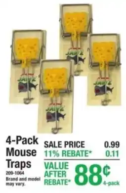 Menards Javz mouse traps offer