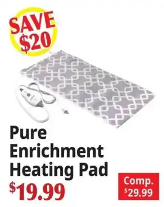 Ocean State Job Lot Pure Enrichment Heating Pad offer