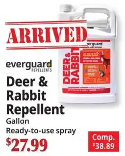 Ocean State Job Lot Everguard deer & rabbit repellent offer