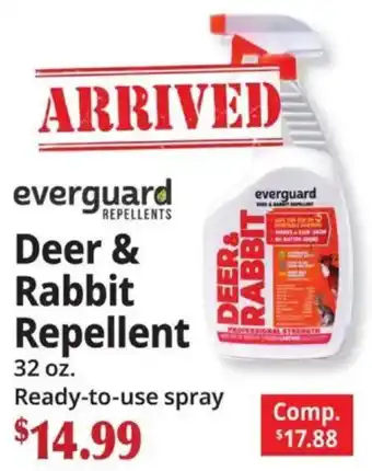 Ocean State Job Lot Everguard deer & rabbit repellent offer