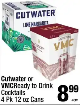 Super King Markets Cutwater or VMC Ready to Drink Cocktails offer