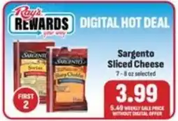 Ray's Food Sargento Sliced Cheese offer