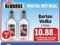 Ray's Food Barton Vodka offer