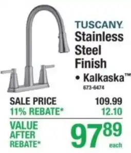 Menards Tuscany stainless steel finish kalkaska offer