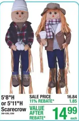 Menards Scarecrow offer