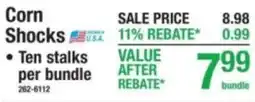 Menards Corn Shocks offer