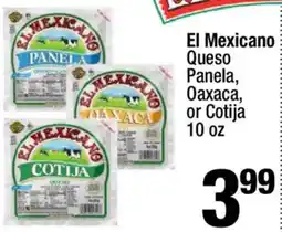 Super King Markets El Mexicano Queso Panela, Oaxaca, or Cotija offer