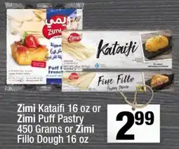 Super King Markets Zimi Kataifi or Zimi Puff Pastry or Zimi Fillo Dough offer