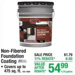 Menards Mud Pie Non-Fibered Foundation Coating offer