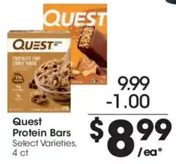 Kroger Quest Protein Bars offer