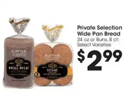 Kroger Private Selection Wide Pan Bread offer