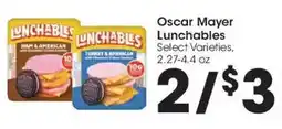 Kroger Oscar Mayer Lunchables offer