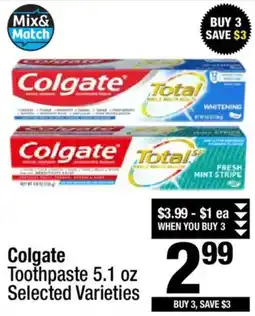 Super King Markets Colgate Toothpaste offer