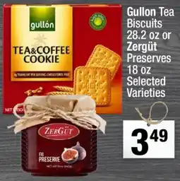 Super King Markets Gullon Tea Biscuits or Zergut Preserves offer