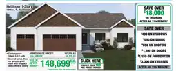 Menards Hettinger 1-Story offer
