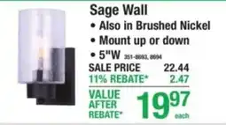 Menards Sage Wall offer