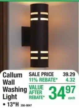 Menards Callum Wall Washing Light offer