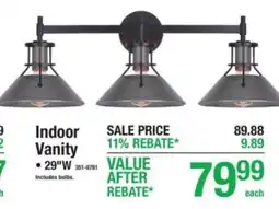 Menards Indoor Vanity offer