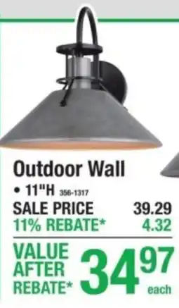 Menards Outdoor Wall offer