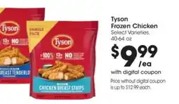Kroger Tyson frozen chicken offer