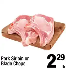 Super King Markets Pork Sirloin or Blade Chops offer
