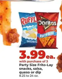 Hy-Vee Party Size Frito-Lay Snacks offer