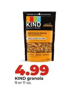 Hy-Vee Kind Granola offer