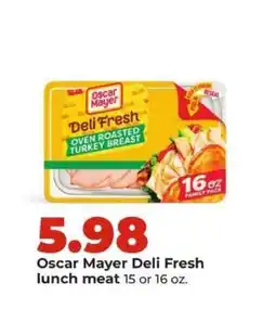Hy-Vee Oscar Mayer Deli Fresh Lunch Meat offer