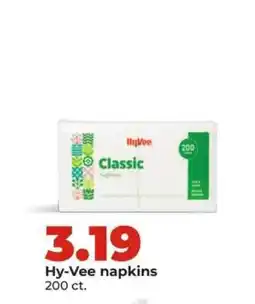 Hy-Vee Hy-Vee napkins offer