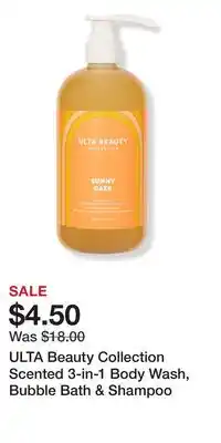 Ulta Beauty ULTA Beauty Collection Scented 3-in-1 Body Wash, Bubble Bath & Shampoo offer