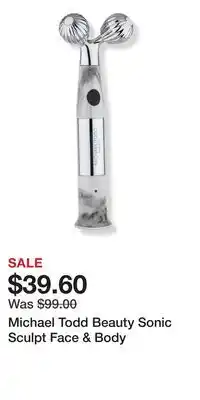 Ulta Beauty Michael Todd Beauty Sonic Sculpt Face & Body offer