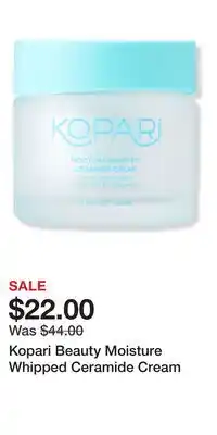 Ulta Beauty Kopari Beauty Moisture Whipped Ceramide Cream offer