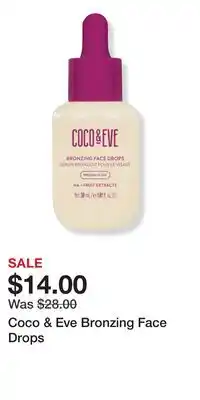 Ulta Beauty Coco & Eve Bronzing Face Drops offer