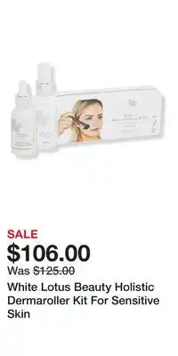 Ulta Beauty White Lotus Beauty Holistic Dermaroller Kit For Sensitive Skin offer