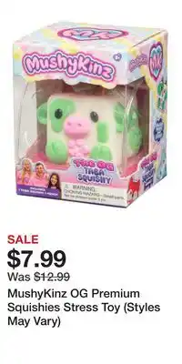 Game Stop MushyKinz OG Premium Squishies Stress Toy (Styles May Vary) offer
