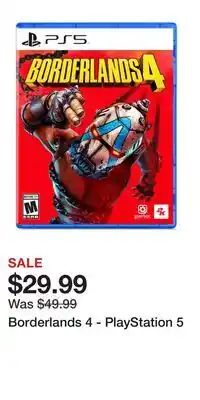 Game Stop Borderlands 4 - PlayStation 5 offer