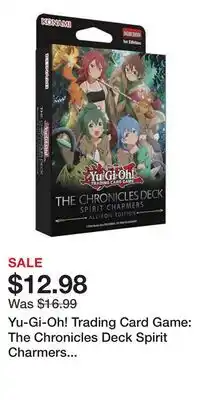 Game Stop Yu-Gi-Oh! Trading Card Game: The Chronicles Deck Spirit Charmers (All-Foil Edition) offer