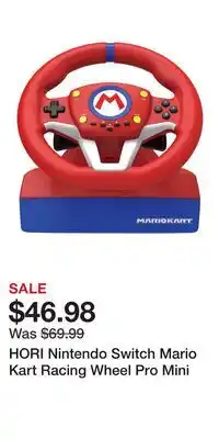 Game Stop HORI Nintendo Switch Mario Kart Racing Wheel Pro Mini offer