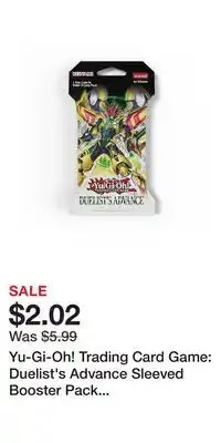 Game Stop Yu-Gi-Oh! Trading Card Game: Duelist's Advance Sleeved Booster Pack (10 Cards per Pack) offer