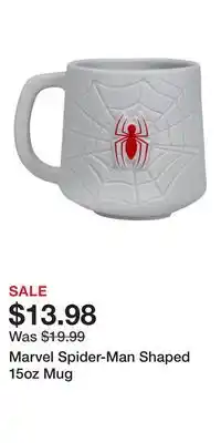 Game Stop Marvel Spider-Man Shaped 15oz Mug offer