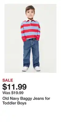 Old Navy Old Navy Baggy Jeans for Toddler Boys offer