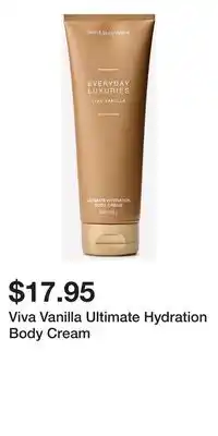 Bath & Body Works Viva Vanilla Ultimate Hydration Body Cream offer