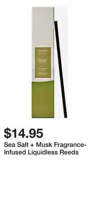 Bath & Body Works Sea Salt + Musk Fragrance-Infused Liquidless Reeds offer