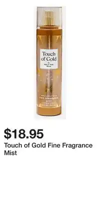 Bath & Body Works Touch of Gold Fine Fragrance Mist offer